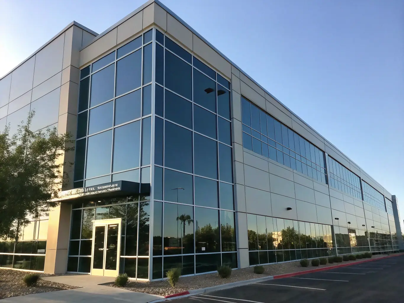 An image showing a building facade with a seamless waterproof coating applied, highlighting the product's durability and finish.